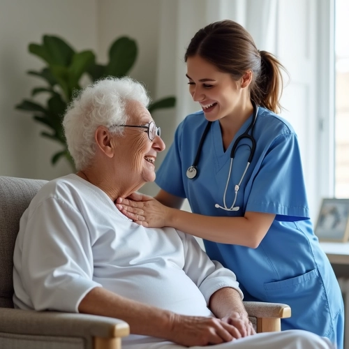 nurse in home